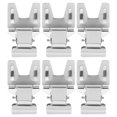 thumbnail image 1 of 6pcs Sign Clips For Display Metal Label Clips Ad Folder Sign Holder On Shelf Price Tag Clips Menu Clips For Supermarket, 1 of 9