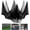 Black, variant on 20x10Ft Mosquito Netting Garden Mesh Netting, Fly Bird Net Barrier Hunting Blind Plant Protecting Net, 3x6m Black