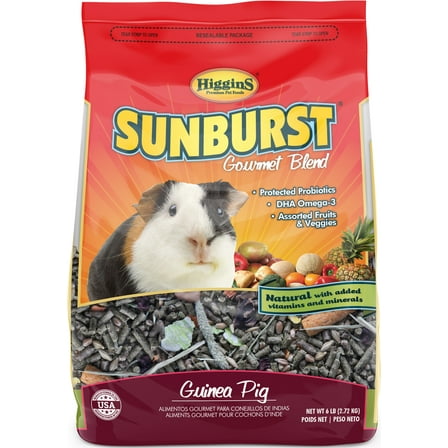 Higgins Sunburst Guinea Pig Small Animal Food, 3 Lb