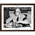 thumbnail image 5 of Art.com President Franklin Roosevelt Warns the Nation About German Provocations Photo, Brown Frame Wall Art, 40" x 32", 5 of 5
