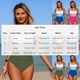 thumbnail image 2 of Traje de baño de una pieza para mujer, conjuntos de bikini para mujer, traje de baño de una pieza de cintura alta con mangas abullonadas para mujer, conjuntos de bikini negros, traje de baño con abert, 2 of 6
