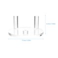 thumbnail image 2 of Acrylic Display Stand Clear Acrylic Display Stand Three-peg Display Easel Stand for Home, 2 of 8