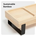 thumbnail image 5 of U Brands Zen Expandable Over-the-Keyboard Storage Organizer, 13-21 x 4.5 x 2.9 in., Bamboo, 5 of 9