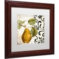 thumbnail image 2 of Trademark Fine Art "Les Fruits Jardin I" Canvas Art by Color Bakery White Matte, Wood Frame, 2 of 4