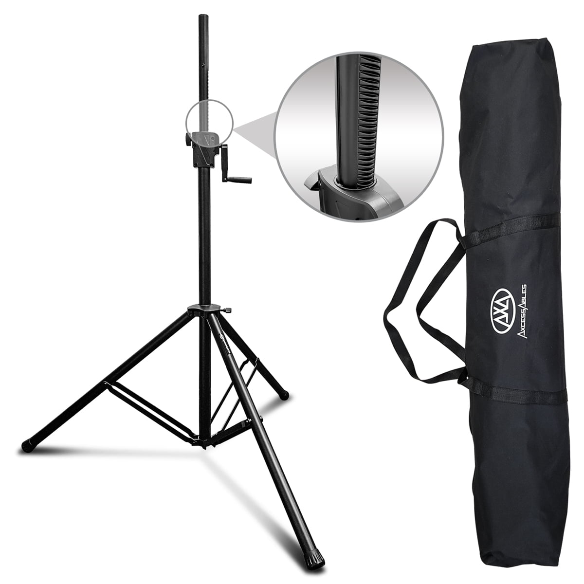AxcessAbles SMX266 Tripod Crankup Speaker Stand