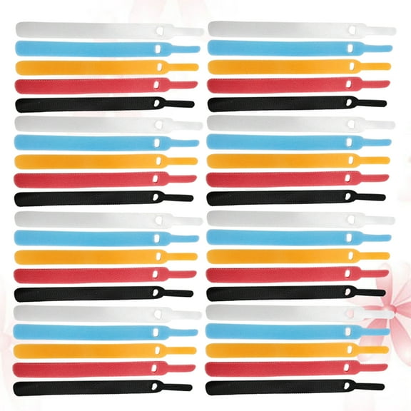 Cable Ties for Organizing Made of Nylon Substrate and Practical Assorted Color 100 Pcs