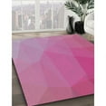 thumbnail image 3 of Ahgly Company Machine Washable Indoor Rectangle Transitional Pink Lemonade Pink Area Rugs, 5' x 8', 3 of 7