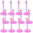 thumbnail image 1 of KAKOWELY 12pcs Doll Figures Stand Doll Support Rack Display Rack for Window Doll Decor (Random Color),8.27X"X3.94"X3.15", 1 of 5