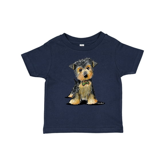 Inktastic Little Gent Yorkie Boys or Girls Toddler T-Shirt