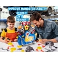 thumbnail image 3 of Kit de construcción de motores POFJOEQ Kids, juego de reparación mecánica para niños de más de 3 años, 3 of 6