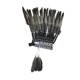 thumbnail image 2 of El tocado de plumas indio estadounidense los papeles de tocado interpretan la diadema para la fiesta del show show Negro gris, 2 of 8