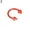 dark red, variant on 1Pcs Fashion Horseshoe Fake Nose Ring C Clip Body Piercing Jewelry For Women Men-red