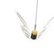 thumbnail image 3 of de techo de mariposa LED, lámpara colgante de luz colgante, iluminación minimalista 1 luz de mariposa jinwen Candelabro, 3 of 8