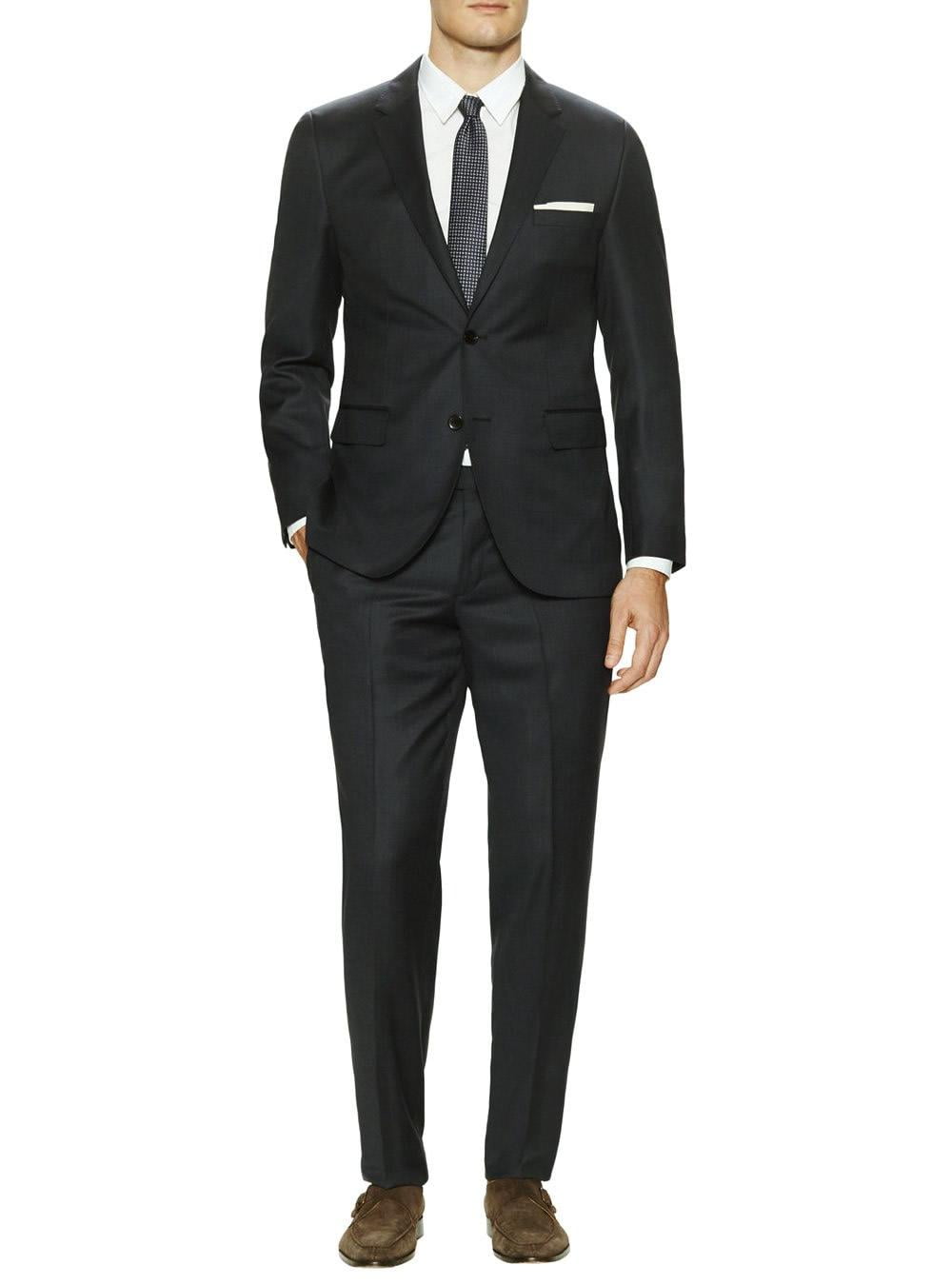 DTI DARYA TRADING 2 Button Mens Suit Nano Luxury Technology Vantage Wo DTI GV Executive Italian Men\u0027s Two Button Wool Suit Jacket with