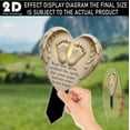 thumbnail image 4 of SLYNSHome Garden Stake Graves Cemetery Decorations Memorial Graveyard Commemorative Plaque for Dad Mom Remembrance Plaque Stake Sympathy Graveside Decor Sign for Outdoor, 4 of 7