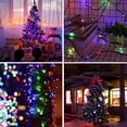 thumbnail image 5 of Morttic Christmas String Lights, 98ft 300 LED 8 Lighting Modes Waterproof Fairy Light for Indoor Outdoor Christmas Party Garden Wedding Home Decoration (Multicolor), 5 of 6