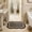 Green, variant on XYRSRUW Linen Carpet, Absorbent Non-Slip Bathroom Mat, Soft Foot Mat for Bedroom, Washable Entrance Rug(Brown)