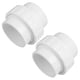 thumbnail image 1 of Pipe Fitting Pvc Coupling Pipe Connectors Gardeners Pipe Repair PVC 12.00X12.00X10.50CM Hose Connection 2Pcs, 1 of 2