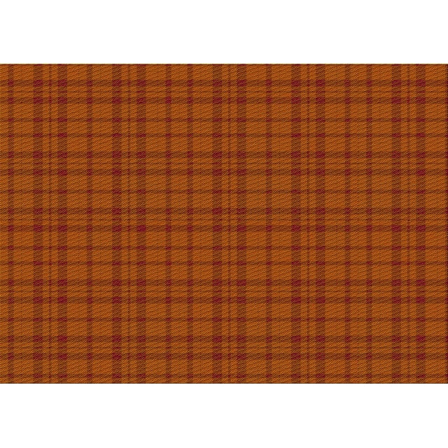 Ahgly Company Tapis Rectangulaire Lavable en Machine Intérieur Transitionnel Orange Rouge Orange, 6 Pieds x 9 Pieds