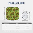 thumbnail image 2 of Kdxio Carrot Eggplant Print 2-Piece Sun Shade Front Windshield - Foldable Car Front Window Sunshades for Most Sedans SUV Truck, 2 of 6
