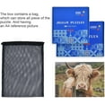 thumbnail image 7 of FREEAMG Hairy Highland Cow Puzzle 1000 Pieces - Wooden Jigsaw Puzzles for Family Games - Suitable for Teenagers and Adults, 29.5"x19.7", 7 of 7