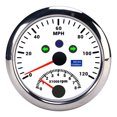 thumbnail image 4 of Medidor de tacómetro para barcos, velocímetro GPS de 85 mm 0-120 MPH Medidor de RPM Velocímetro GPS Estético elegante, 4 of 9
