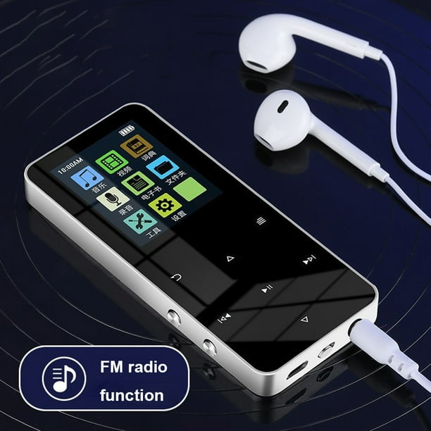 Reproductor de MP3 de 80 GB Sonido HiFi sin pérdidas Compatible con Bluetooth 5.0 MP3 Walkman para estudiantes