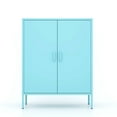 thumbnail image 7 of Meghna Metal Storage Locker Cabinet, Adjustable Shelves Free Standing Sideboard Steel Cabinets for Office,Home, 7 of 7