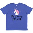 thumbnail image 3 of Inktastic Grammy Loves Me Unicorn Girls Youth T-Shirt, 3 of 5