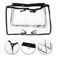 thumbnail image 2 of Bolsa de playa transparente con divisor para organizar artículos esenciales de playa, bolsa de maquillaje de viaje transparente, bolsa de almacenamiento de maquillaje transparente, bolsa de playa, 2 of 8
