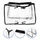 thumbnail image 2 of Bolsa de playa transparente con divisor para organizar artículos esenciales de playa, bolsa de maquillaje de viaje transparente, bolsa de almacenamiento de maquillaje transparente, bolsa de playa, 2 of 8