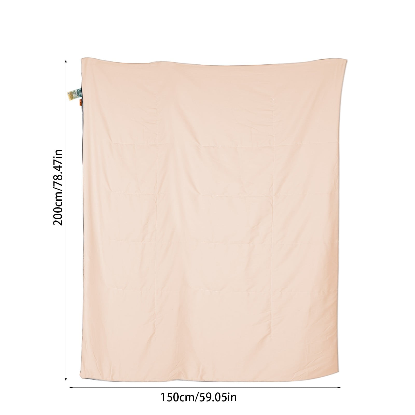 Machine Washable Lightweight Quilt for All-Season Comfort, Cotton-Spandex Blend, Size 200x150cm, Breathable for Air-Conditioned Rooms