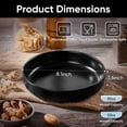 thumbnail image 3 of Vesteel Pasta Bowls Set of 6, 32oz Large Salad Bowl for Home Kitchen, Ceramic Serving Plates for Soup, Cereal, Fruits, Microwave & Dishwasher Safe, Matte Black, 3 of 9