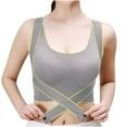 thumbnail image 6 of Jacenvly New Bras for Women Plus Size Women Fashion Side Buckle Yoga Underwear Waistcoat Traceless Together Everyday Bras Quick Drying Women Bras Plus Size, 6 of 6