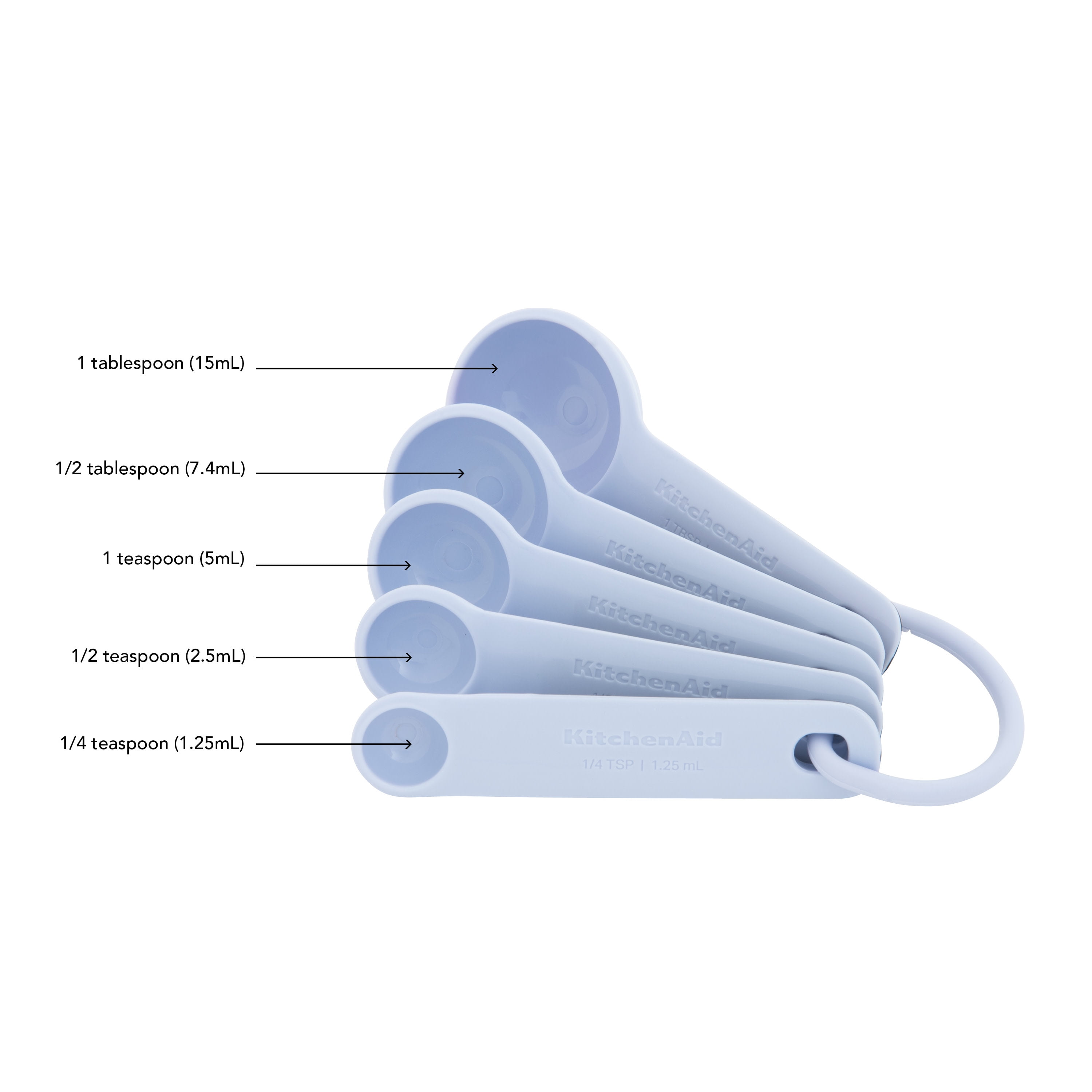 Kitchenaid Universal Measure Cups and Spoons Set in Lavender