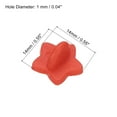 thumbnail image 2 of Uxcell Rubber Pin Backs Star Shape Lapel Pin Backing Brooch Holder Decorative Accessories Red 100 Pack, 2 of 6