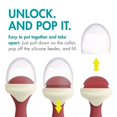 thumbnail image 2 of Boon 2-Pack PULP Silicone Feeder - Mauve/Pink, 2 of 5