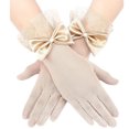 thumbnail image 2 of Women Mesh Gloves Wedding Tea Party Elegant Short Novelty Bridal Gloves for Wedding Opera Party, 2 of 5