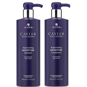 Alterna CAVIAR Anti-Aging Replenishing Moisture Shampoo and Conditioner Set, 16.5-Ounce