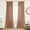 Camel Brown, variant on Green Sheer Linen Curtains 96 Inches Long Aesthetic Boho Bedroom Living Room Decor Sliding Door Curtains Hook Belt Back Tab Pocket Emerald Green 52X96 8FT Length for Sliding Door Curtain