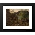 thumbnail image 2 of Amaldus Nielsen 18x14 Black Modern Framed Museum Art Print Titled - Aarhus, Suldal, Ryfylke (1864), 2 of 5