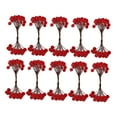 thumbnail image 4 of WEAVILUX 200 Pcs Artificial Berry Decorations for Home, Simulated Christmas Fruit, Wine Red Holiday Decor, 4 of 8