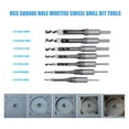 thumbnail image 4 of Square Drill Bits, HSS Precise 7 Pcs Square Drill Bit Set  For Wood Products, 4 of 8