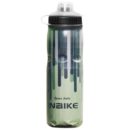 

INBIKE Insulated Mountain Bike Water Bottle BPA Free Cycling and Sports Squeeze Bottle with Dust Cover