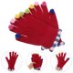 thumbnail image 2 of 1 par de guantes abiertos con punta de dedo, preciosos guantes para niños y mujeres, guantes de punto, mitones de lana, mitones cálidos, mitones de punto sin dedos para niñas y niños, 2 of 7