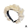 thumbnail image 4 of Diadema de satén retro para mujeres y niñas: horquilla clásica de tela arrugada con calavera, disponible en varios colores., 4 of 5