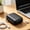 Black, variant on Portable Digital Accessory Storage Bag Earphone Case, Shockproof Small Cable Organizer Box Data Charger Wallet for Earbuds USB Drive, Travel Electronics Pouch for Commute Business Trip, Black