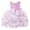 Pink, variant on Infant Girls Rosette Birthday Party Wedding Princess Dress Pageant Gown, Sizes 0-24M