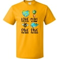 thumbnail image 3 of Inktastic Earth Day Plant a Tree Save the Bees Save the Seas Love Your Mother Earth T-Shirt, 3 of 5
