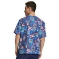 thumbnail image 2 of Tooniforms Men & Women Scrubs Top V-Neck Print TF701, 2 of 5